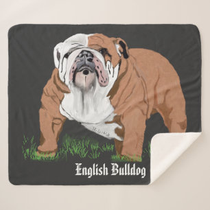 Couverture Sherpa Bulldog anglais