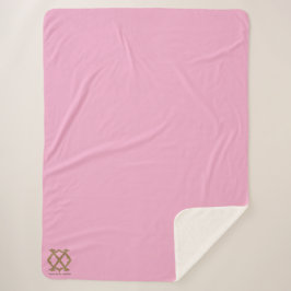 Couverture Sherpa Burton Family Collection rose