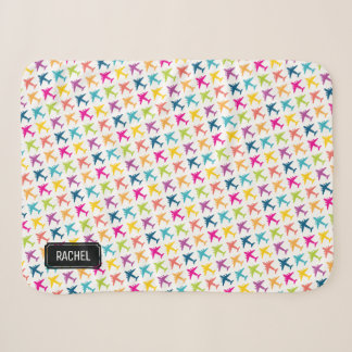 Couverture Sherpa C-17 Transport Jet Nom personnalisé Baby