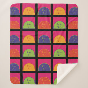 Couverture Sherpa cacahuètes   Art Pop moderne C'est Charlie Brown