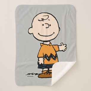 Couverture Sherpa cacahuètes Charlie Brown