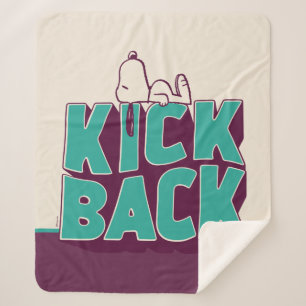 Couverture Sherpa cacahuètes Snoopy Kickback