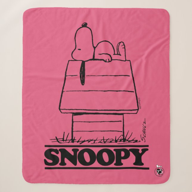 Couverture Sherpa cacahuètes | Snoopy Le Secret À La Vie (Devant)