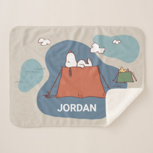 Couverture Sherpa cacahuètes   Snoopy & Woodstock   Ajouter Votre No