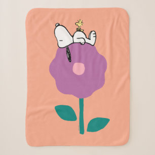 Couverture Sherpa cacahuètes   Snoopy & Woodstock Flower Whististle