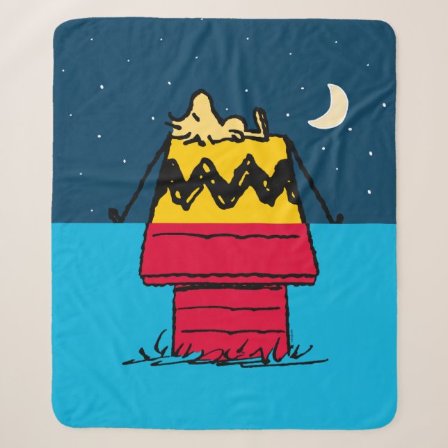 Couverture Sherpa cacahuètes | Woodstock Camping Demi et Demi (Devant)