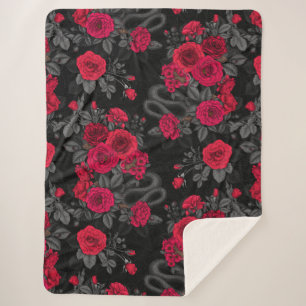 Couverture Sherpa Caché en rose