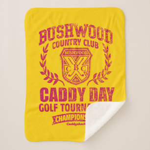 Couverture Sherpa Caddyshack   Bushwood Country Club Caddy Day Golf 