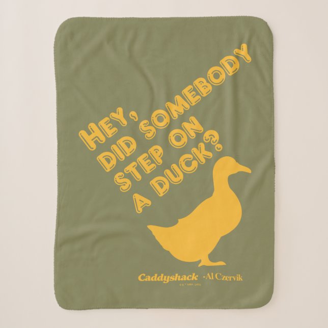 Couverture Sherpa Caddyshack | Hey, Quelqu'Un A Marché Sur Un Canard (Devant)