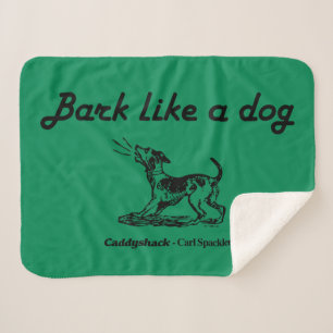 Couverture Sherpa Caddyshack   L'écorce Comme Un Chien !