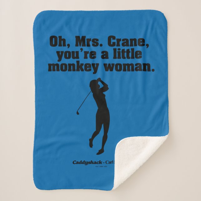 Couverture Sherpa Caddyshack | Oh Mme Crane (Devant)