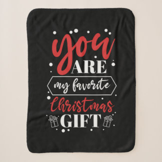Couverture Sherpa Cadeau de Noël Vous êtes mon cadeau de Noël préfér
