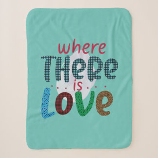 Couverture Sherpa Cadeaux de mariage | Où Il Y A L'Amour