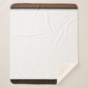 Couverture Sherpa Cadre photo cadre cadre en bois