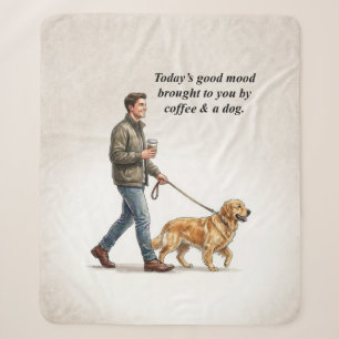 Couverture Sherpa Café & une journée dorée cocoonante
