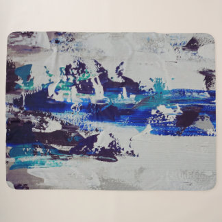 Couverture Sherpa Canvas Print Brise | Art abstrait contemporain