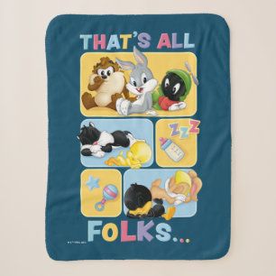 Couverture Sherpa Caractères Bébé Looney Tunes   C'est tous les gens