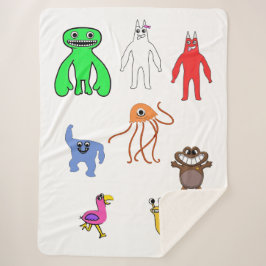 Couverture Sherpa Caractères Garten Anime