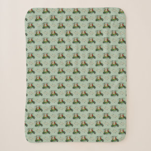 Couverture Sherpa Cardinals Corner (Vert clair)
