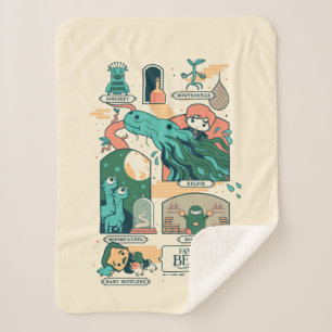 Couverture Sherpa Caricature Bêtes fantastiques Scènes