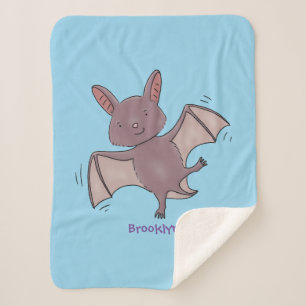 Couverture Sherpa Caricature de vol de chauve-souris