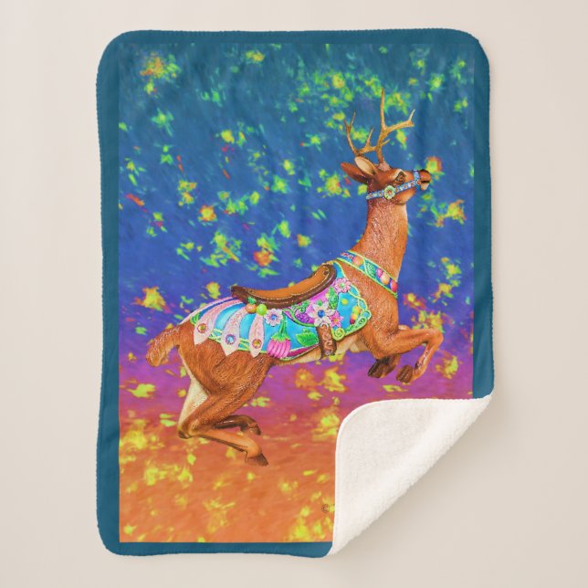 Couverture Sherpa Carousel Stag 06 2023 (Devant)