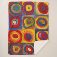 Carrés avec cercles concentrés | Kandinsky |