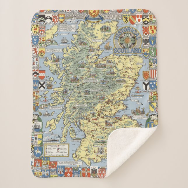 Couverture Sherpa Carte de l'Ecosse historique (Devant)
