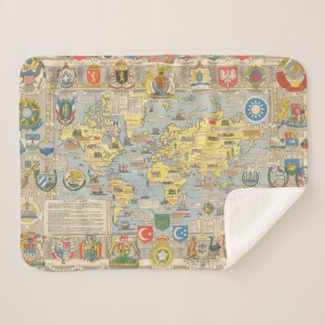 Couverture Sherpa Carte des Nations Unies du monde (Devant (Horizontal))
