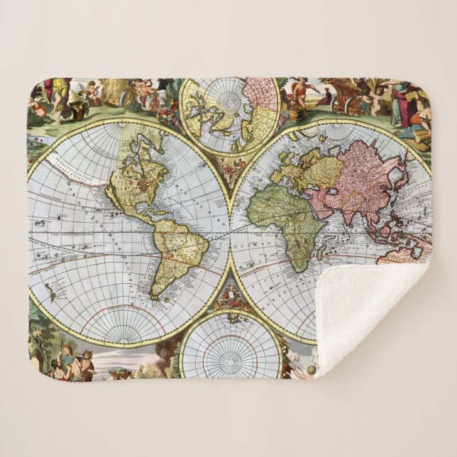 Couverture Sherpa Carte du monde (Devant (Horizontal))