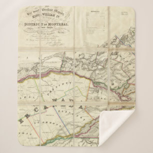 Couverture Sherpa Carte du secteur de Montréal, Canada inférieur
