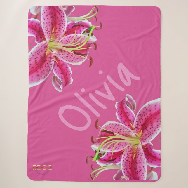 Couverture Sherpa Carte Sherpa Blanket personnalisée par RDOG (Devant)