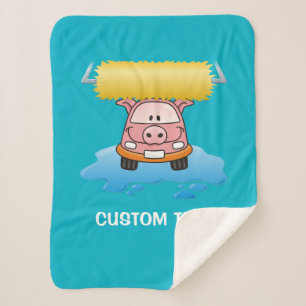 Couverture Sherpa Cartographie de porc lavé