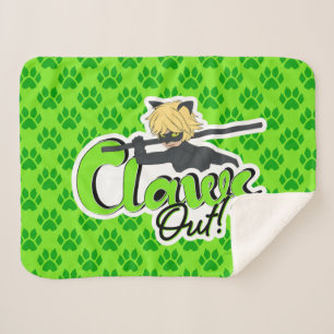 Couverture Sherpa Cat Noir   Claws Out !