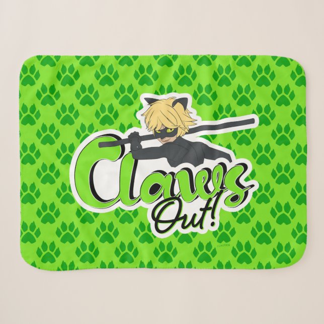 Couverture Sherpa Cat Noir | Claws Out ! (Devant (Horizontal))