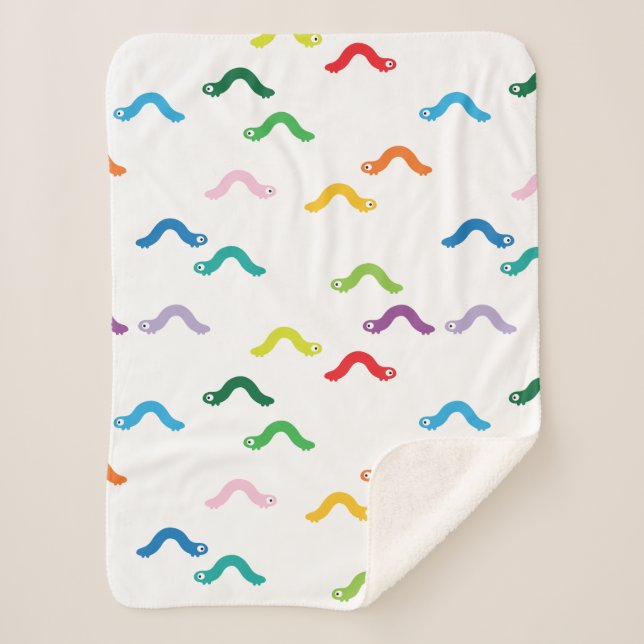 Couverture Sherpa Caterpillar (Devant)