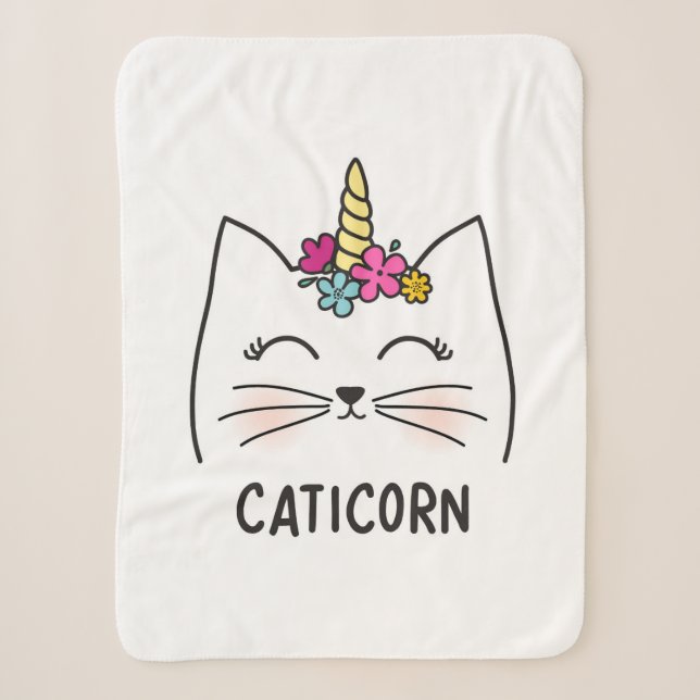 Couverture Sherpa Caticorn (Devant)