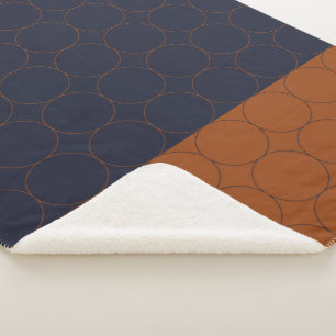 Couverture Sherpa Cercles de marine et de rouille II