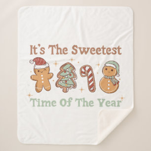 Couverture Sherpa C'est le moment le plus doux de l'année Mignonne N