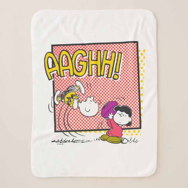 Couverture Sherpa Charlie Brown et Lucy Football Comic Graphic (Devant)