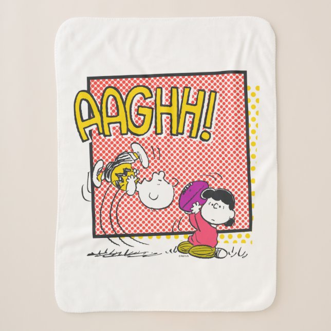 Couverture Sherpa Charlie Brown et Lucy Football Comic Graphic (Devant)