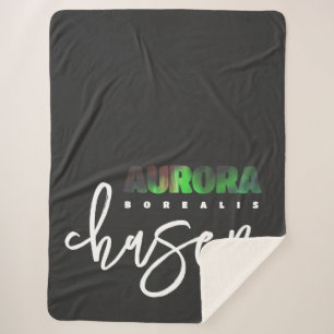 Couverture Sherpa Chaser Aurora Borealis (aurores boréales)