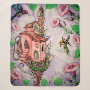 Couverture Sherpa Château de Fairy avec Colibri