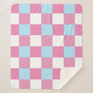 Couverture Sherpa Checkerboard Pattern