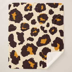 Couverture Sherpa Cheetah Skin, Texture Poster de animal.