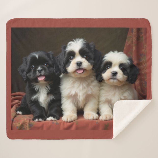 Couverture Sherpa Chien (Devant (Horizontal))