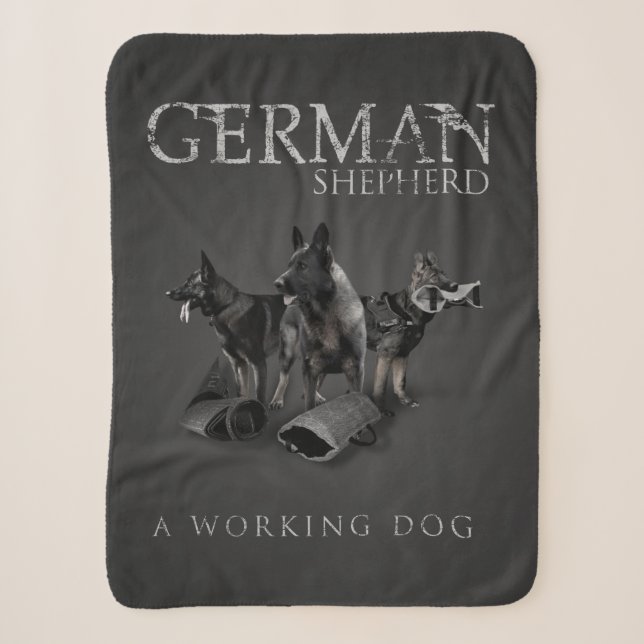 Couverture Sherpa Chien de berger allemand de travail - GSD (Devant)