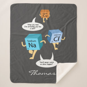 Couverture Sherpa Chimie Éléments de tableau périodique Sciences per