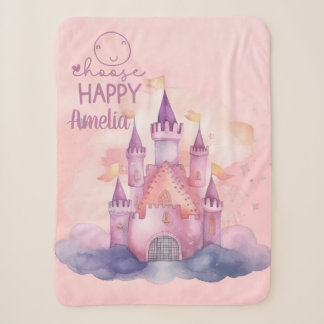 Couverture Sherpa Choisissez Happy Palace sur le nuage rose