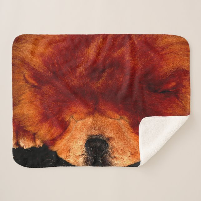 Couverture Sherpa Chow Chow Sbcnm (Devant (Horizontal))